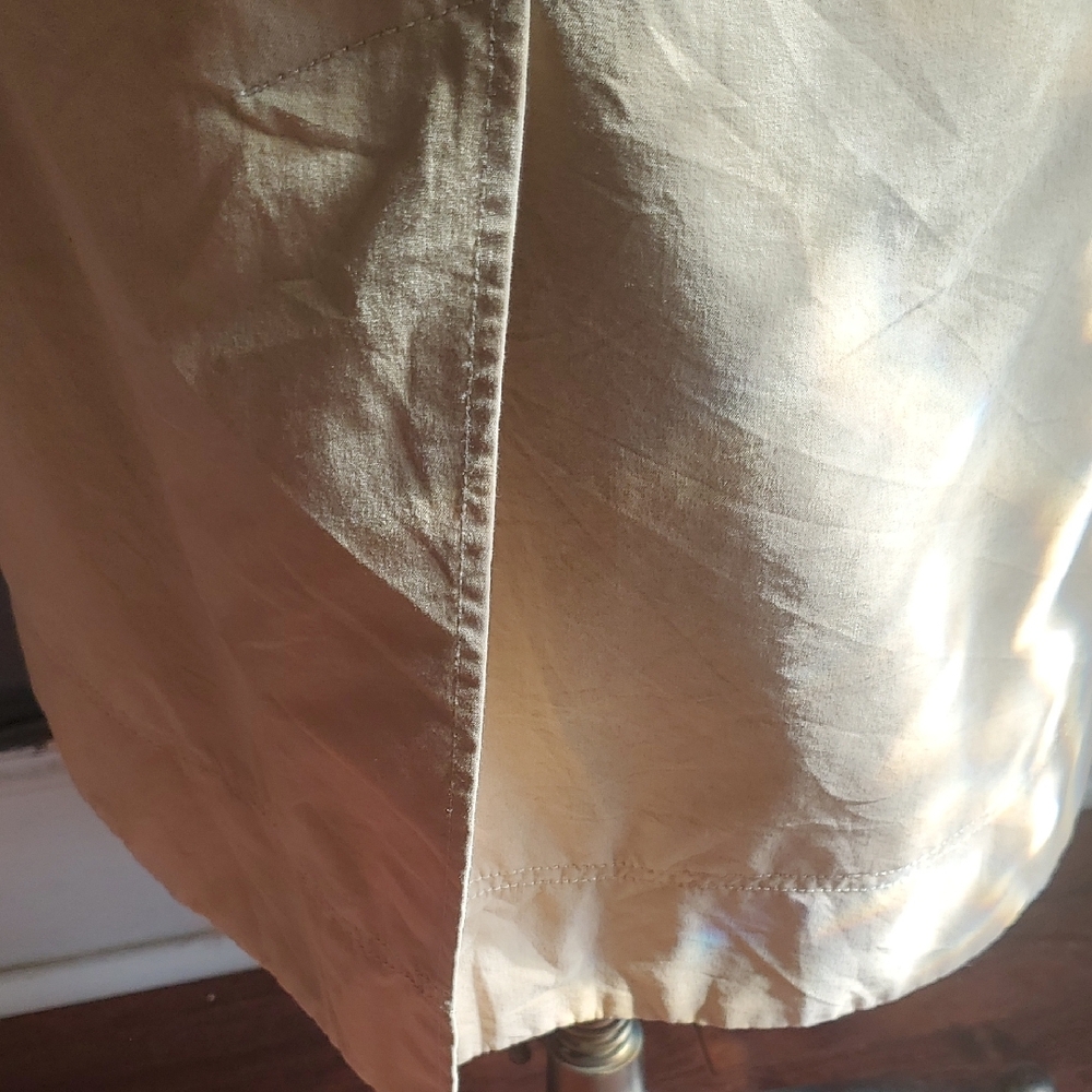 GAP Double-Breasted Tan Trench Coat Size XS - Picture 8 of 17